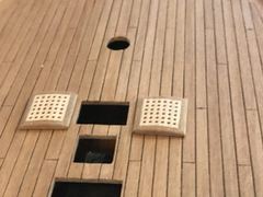 Build photo of the HMS Diana model, 2021-01-16