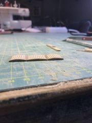 Build photo of the HMS Diana model, 2021-01-17