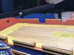 Build photo of the HMS Diana model, 2021-01-24