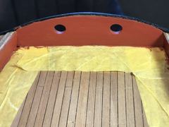 Build photo of the HMS Diana model, 2021-01-24