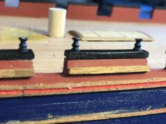 Build photo of the HMS Diana model, 2021-02-28