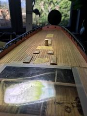 Build photo of the HMS Diana model, 2021-03-06