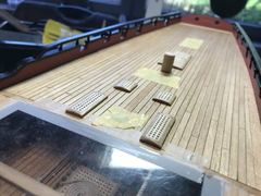 Build photo of the HMS Diana model, 2021-03-06