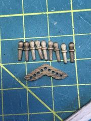Build photo of the HMS Diana model, 2021-03-13
