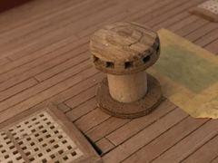 Build photo of the HMS Diana model, 2021-04-10