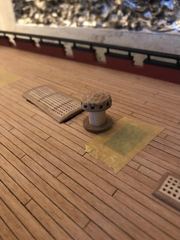 Build photo of the HMS Diana model, 2021-04-10