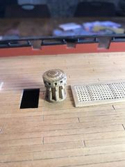 Build photo of the HMS Diana model, 2021-09-18