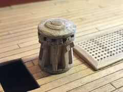 Build photo of the HMS Diana model, 2021-09-18