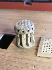 Build photo of the HMS Diana model, 2021-09-18