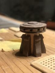Build photo of the HMS Diana model, 2021-09-23