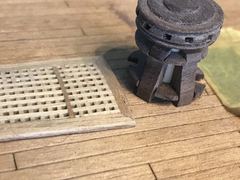 Build photo of the HMS Diana model, 2021-09-25