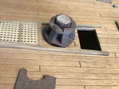 Build photo of the HMS Diana model, 2021-09-26
