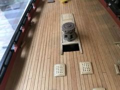 Build photo of the HMS Diana model, 2021-09-26