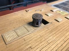 Build photo of the HMS Diana model, 2021-09-26