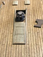 Build photo of the HMS Diana model, 2021-09-26