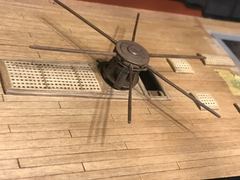 Build photo of the HMS Diana model, 2021-09-28