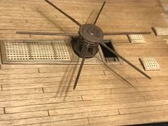 Build photo of the HMS Diana model, 2021-09-28