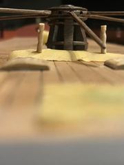 Build photo of the HMS Diana model, 2021-09-29