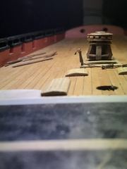 Build photo of the HMS Diana model, 2021-10-02