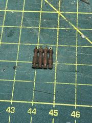 Build photo of the HMS Diana model, 2021-10-02