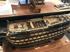 Build photo of the HMS Diana model, 2021-10-02