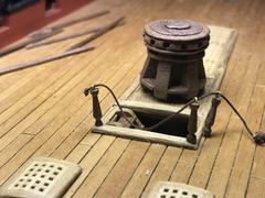 Build photo of the HMS Diana model, 2021-10-02