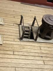 Build photo of the HMS Diana model, 2021-10-02