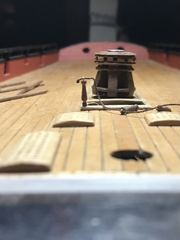 Build photo of the HMS Diana model, 2021-10-02
