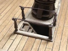 Build photo of the HMS Diana model, 2021-10-02