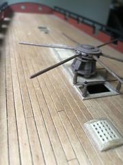 Build photo of the HMS Diana model, 2021-10-03