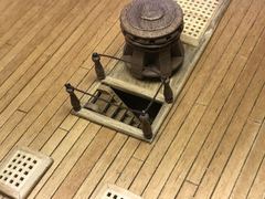 Build photo of the HMS Diana model, 2021-10-03