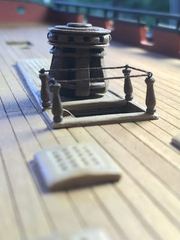 Build photo of the HMS Diana model, 2021-10-03