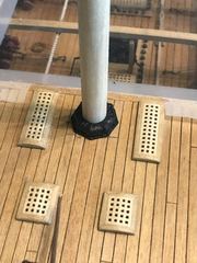 Build photo of the HMS Diana model, 2021-10-09