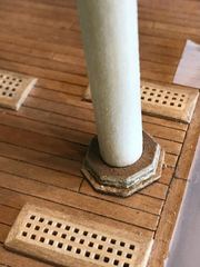 Build photo of the HMS Diana model, 2021-10-09