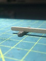 Build photo of the HMS Diana model, 2021-10-12