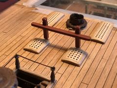 Build photo of the HMS Diana model, 2021-10-16