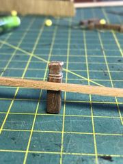 Build photo of the HMS Diana model, 2021-10-16