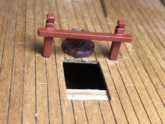 Build photo of the HMS Diana model, 2021-10-16
