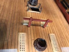 Build photo of the HMS Diana model, 2021-10-16