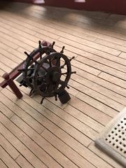 Build photo of the HMS Diana model, 2021-11-28
