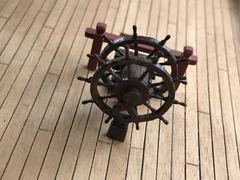 Build photo of the HMS Diana model, 2021-11-28