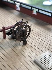 Build photo of the HMS Diana model, 2021-11-29