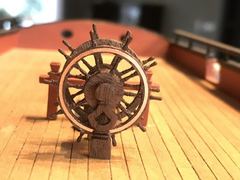 Build photo of the HMS Diana model, 2021-12-05