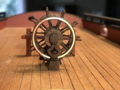 Build photo of the HMS Diana model, 2021-12-05