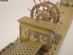 Build photo of the HMS Diana model, 2021-12-06