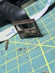 Build photo of the HMS Diana model, 2021-12-09