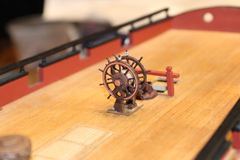 Build photo of the HMS Diana model, 2021-12-12