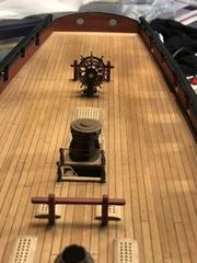 Build photo of the HMS Diana model, 2021-12-12