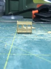 Build photo of the HMS Diana model, 2021-12-19