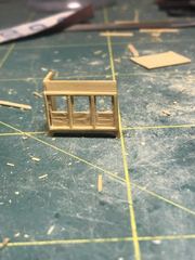 Build photo of the HMS Diana model, 2021-12-19